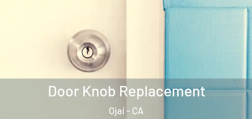  Door Knob Replacement Ojai - CA