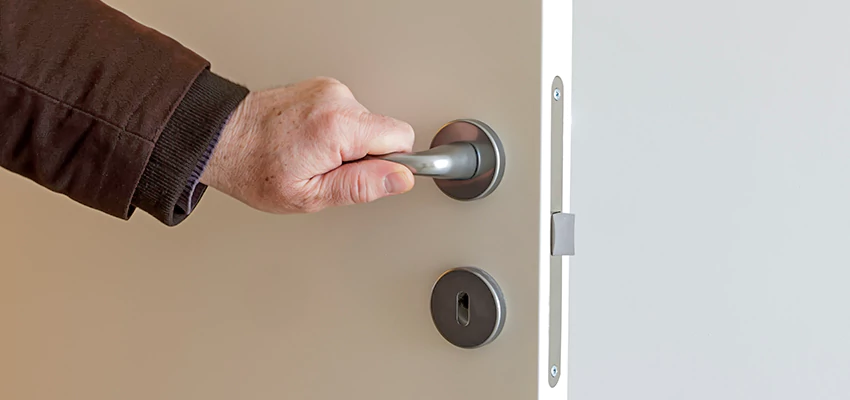 Restroom Locks Privacy Bolt Installation in Ojai, California